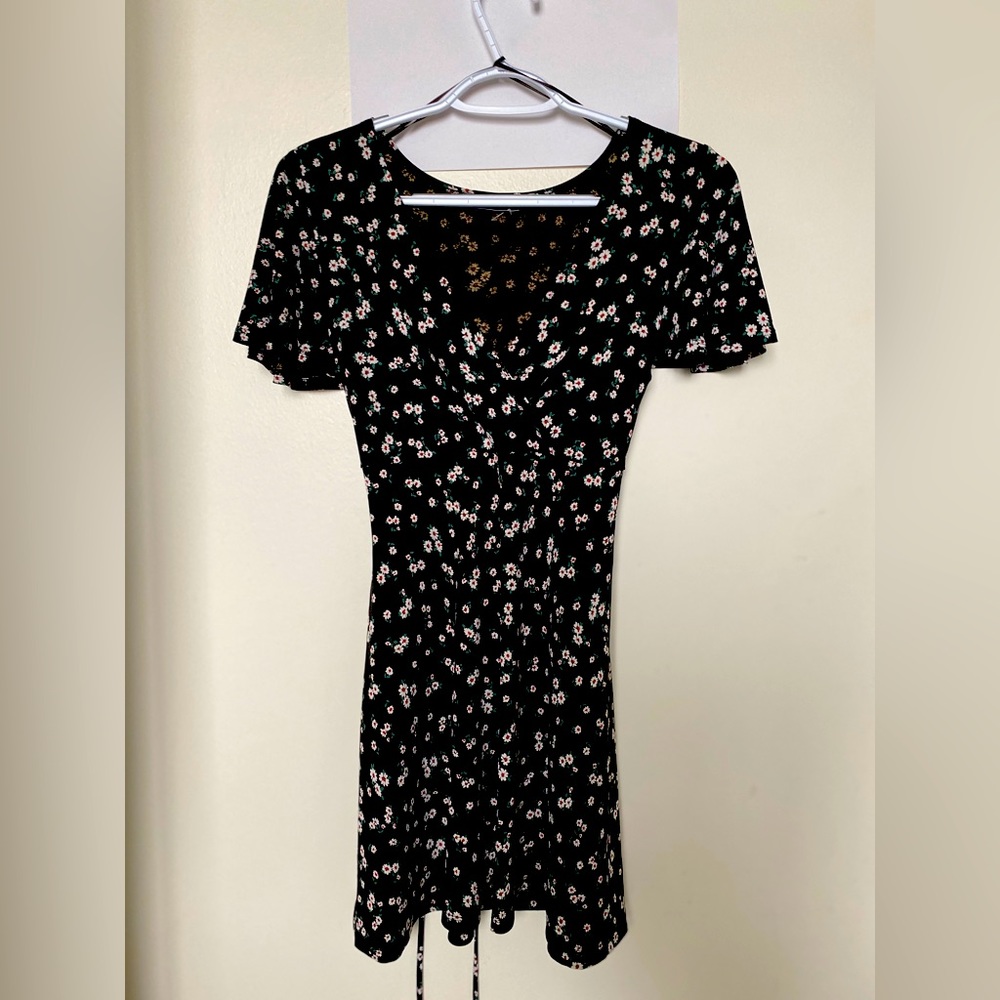 Cute black floral dress